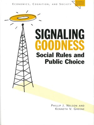 cover image of Signaling Goodness